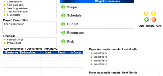Gated Project Report Template 640×300